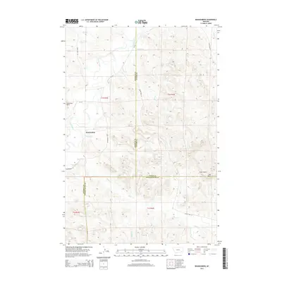 2014 Map of Brandenberg, 2014 Print