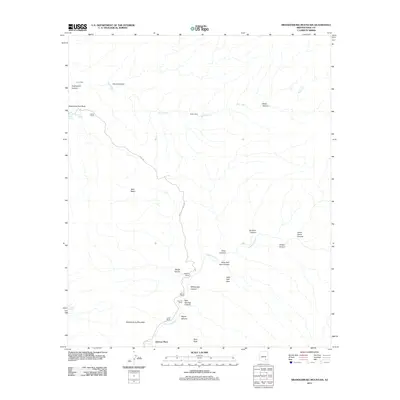 2011 Map of Brandenburg Mountain, 2011 Print