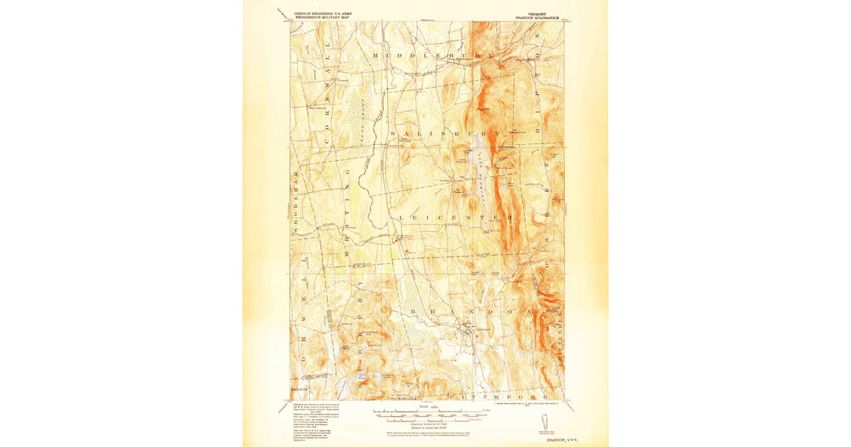 1920s Maps of Orwell VT Pastmaps - Brandon Addison County Vt Usgs Topo 1920 Og 1200x630 