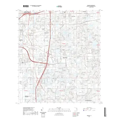 2021 Map of Brandon, 2021 Print