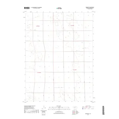 2017 Map of Brandon NE, 2017 Print