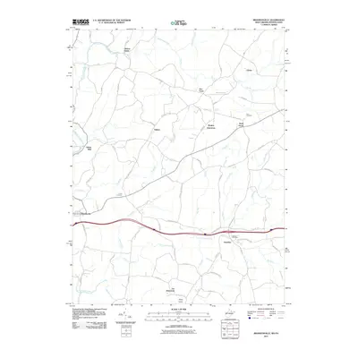 2011 Map of Brandonville, 2011 Print