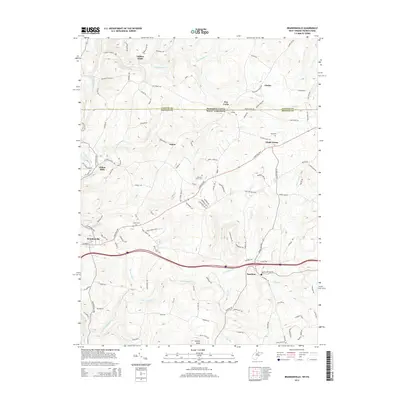 2014 Map of Brandonville, 2014 Print