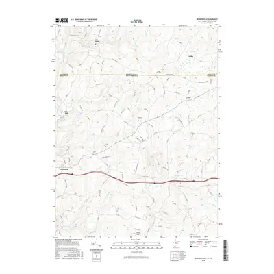 2016 Map of Brandonville, 2016 Print