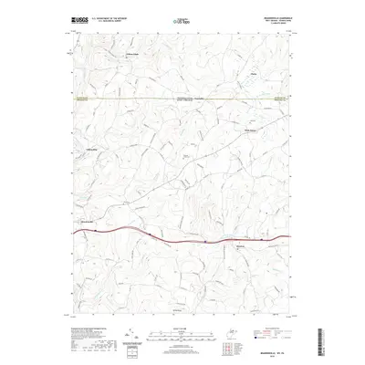2019 Map of Brandonville, 2019 Print