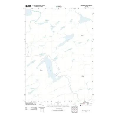 2010 Map of Brandreth Lake, 2010 Print