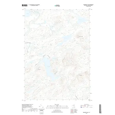 2019 Map of Brandreth Lake, 2019 Print