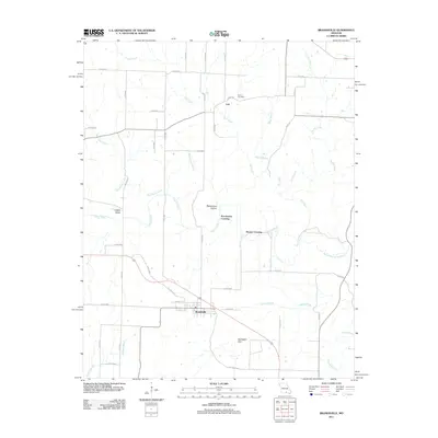 2011 Map of Brandsville, 2011 Print