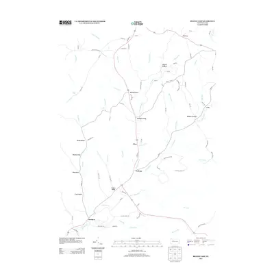 2013 Map of Brandy Camp, 2013 Print