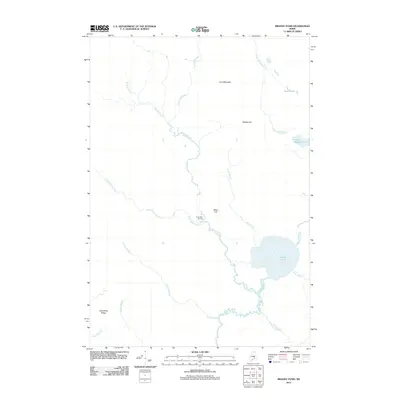 2011 Map of Brandy Pond, 2011 Print