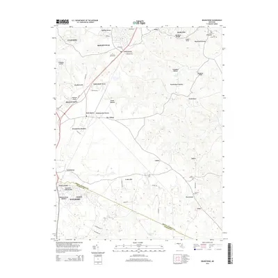 2014 Map of Brandywine, 2014 Print