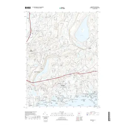 2018 Map of Branford, 2018 Print