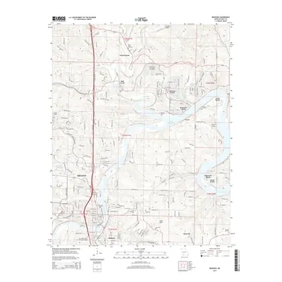 2015 Map of Branson, 2015 Print