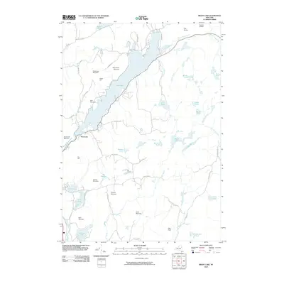 2010 Map of Brant Lake, 2010 Print