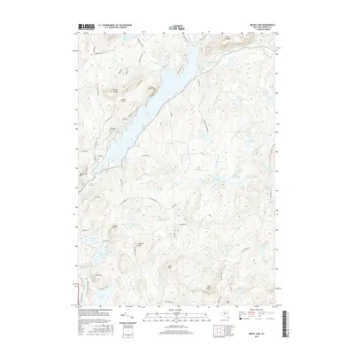 2016 Map of Brant Lake, 2016 Print