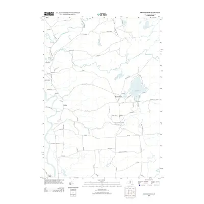 2013 Map of Brantingham, 2013 Print