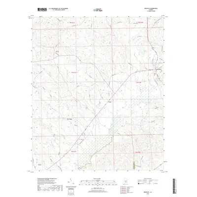 2018 Map of Brantley, 2018 Print