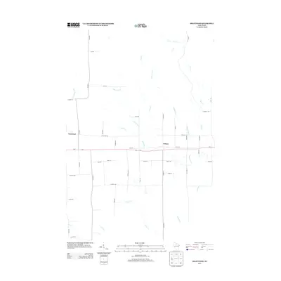 2013 Map of Brantwood, 2013 Print