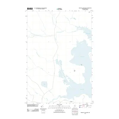 2011 Map of Brassua Lake West, 2011 Print