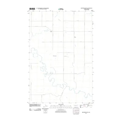2011 Map of Bratburg Butte, 2011 Print