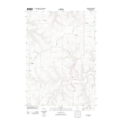 2013 Map of Bratsberg, 2013 Print