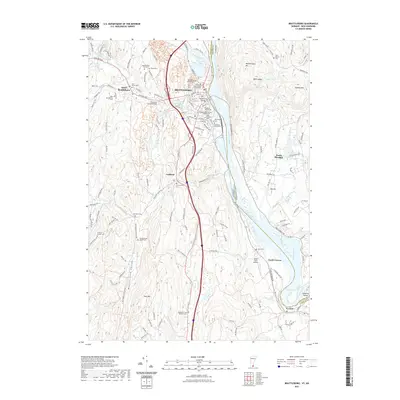 2021 Map of Brattleboro, 2021 Print