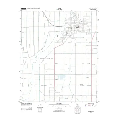 2012 Map of Brawley, 2012 Print