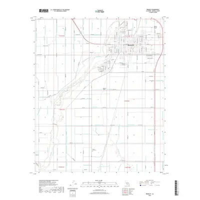 2018 Map of Brawley, 2018 Print