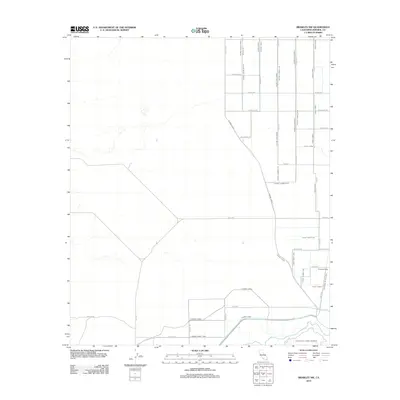 2012 Map of Brawley NW, 2012 Print