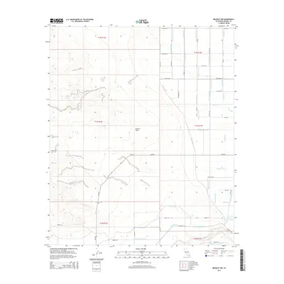 2015 Map of Brawley NW, 2015 Print