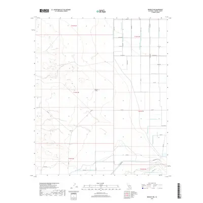 2018 Map of Brawley NW, 2018 Print