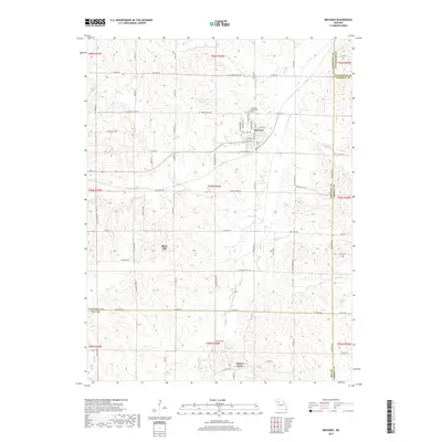 2017 Map of Braymer, 2017 Print