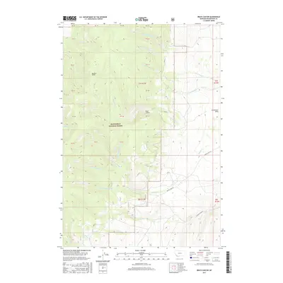 2017 Map of Brays Canyon, 2017 Print