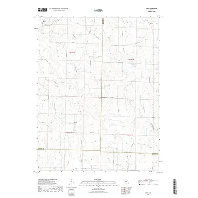 2017 Map of Brays, 2017 Print