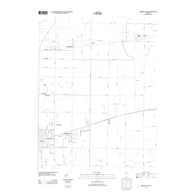 2013 Map of Brazil East, 2013 Print