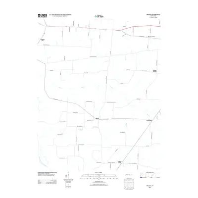 2013 Map of Brazil, 2013 Print