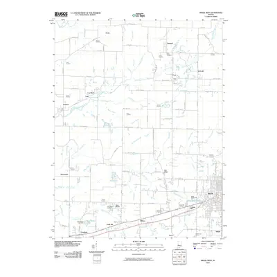 2010 Map of Brazil West, 2010 Print