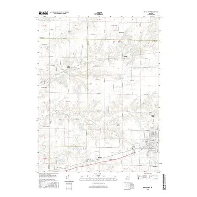 2016 Map of Brazil West, 2016 Print