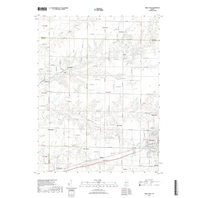 2019 Map of Brazil West, 2019 Print