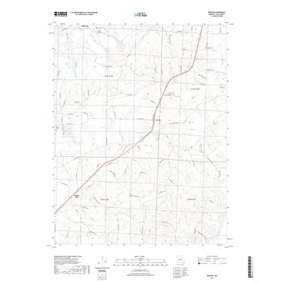 2017 Map of Brazito, 2017 Print