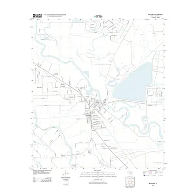2013 Map of Brazoria, 2013 Print