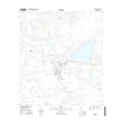 2016 Map of Brazoria, 2016 Print