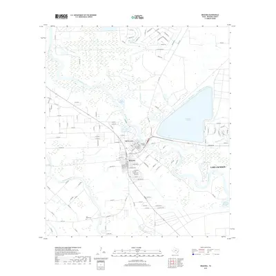 2019 Map of Brazoria, 2019 Print