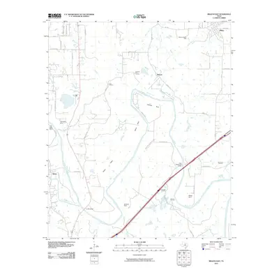 2010 Map of Brazos East, 2010 Print