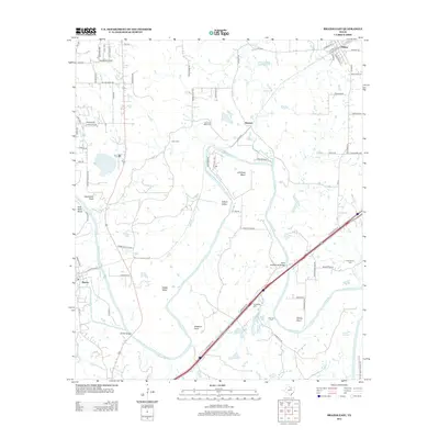2012 Map of Brazos East, 2012 Print