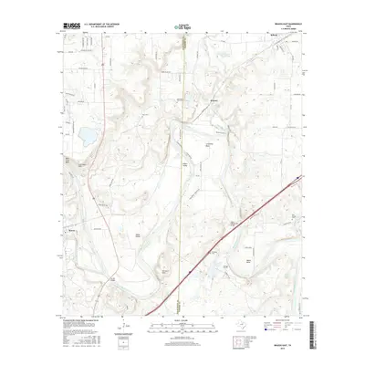 2016 Map of Brazos East, 2016 Print