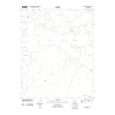 2010 Map of Brazos Peak, 2010 Print