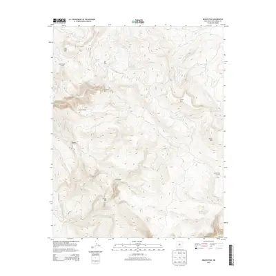 2013 Map of Brazos Peak, 2013 Print