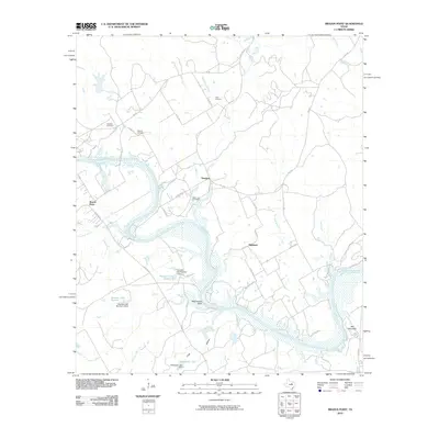 2010 Map of Brazos Point, 2010 Print