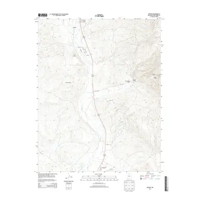 2013 Map of Brazos, 2013 Print